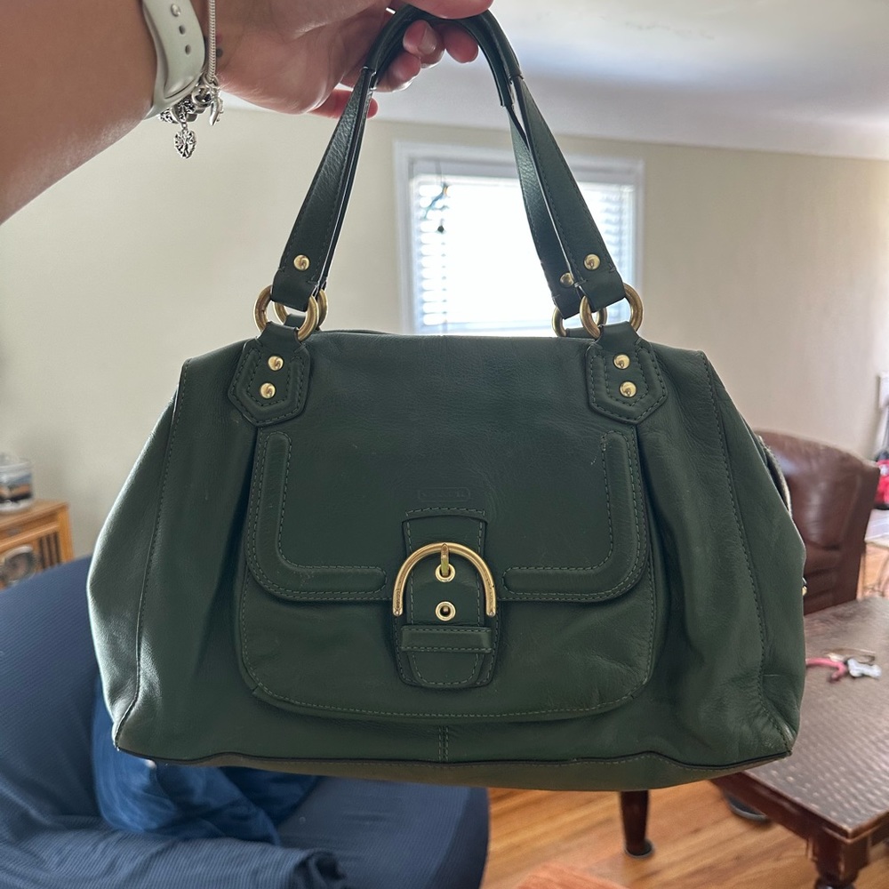 Vintage green coach
